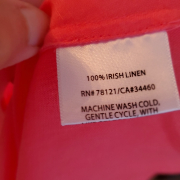 Eileen Fisher 3 Pc,Watermelon Maxi Dress, Matching Sweater, and Slip - Picture 6 of 12